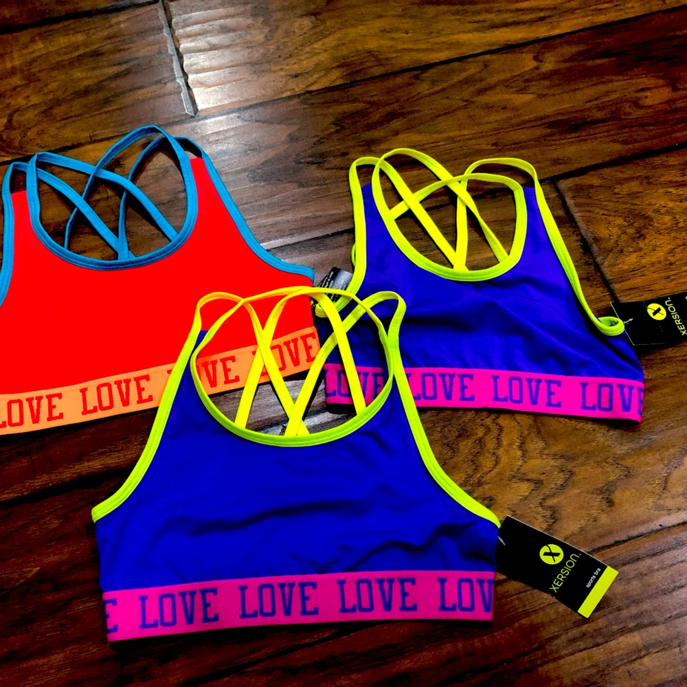 bundle of 3 sports bra..